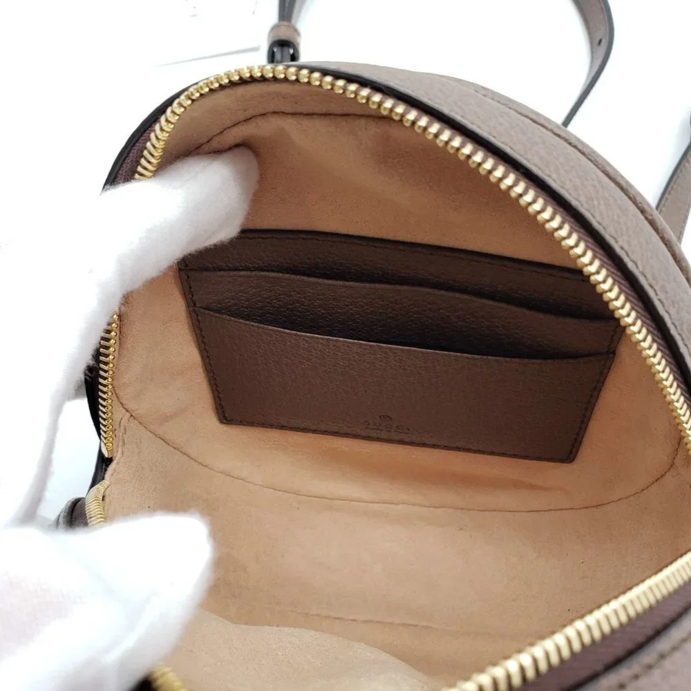 Authentic Gucci Ophidia Round Mini Crossbody Bag NEW | GG Supreme Canvas Web Bag